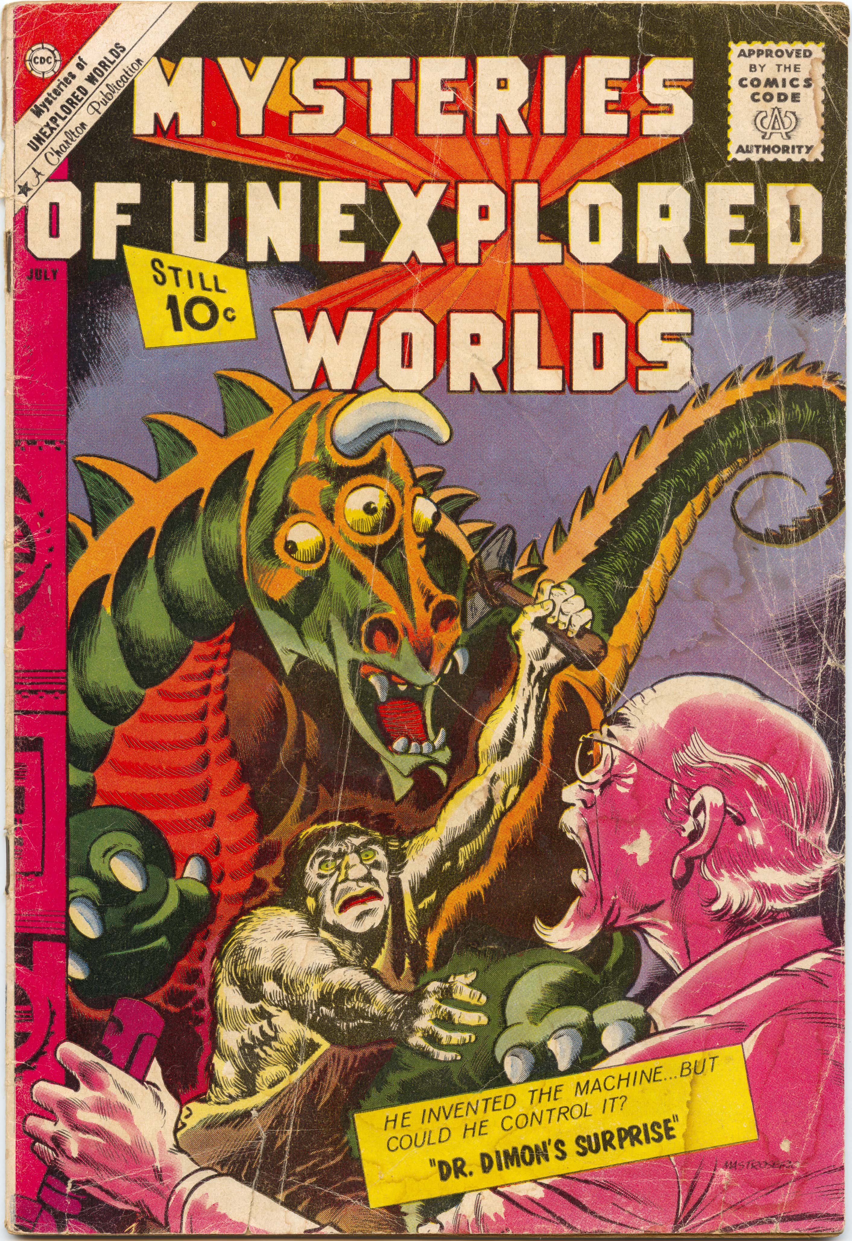 Mysteries of Unexplored Worlds #25 cover